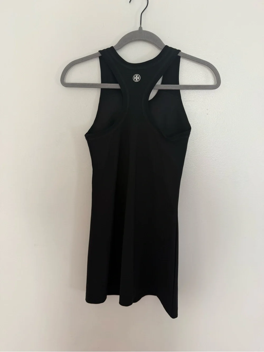Tory Burch Tennis Dress Side-Slit Mini Active in Black